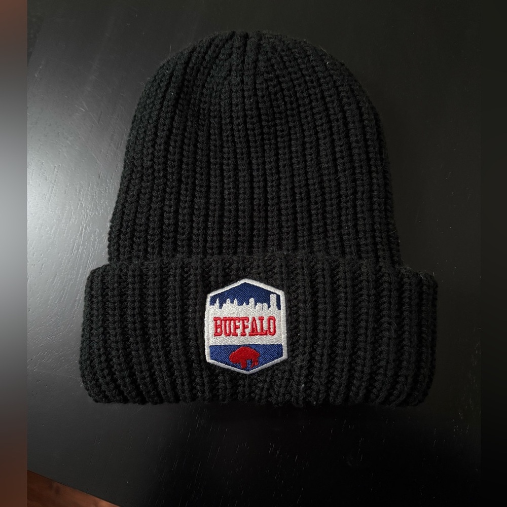 Buffalo Bills Black Knit Beanie